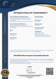 Crane Scale-Certificate